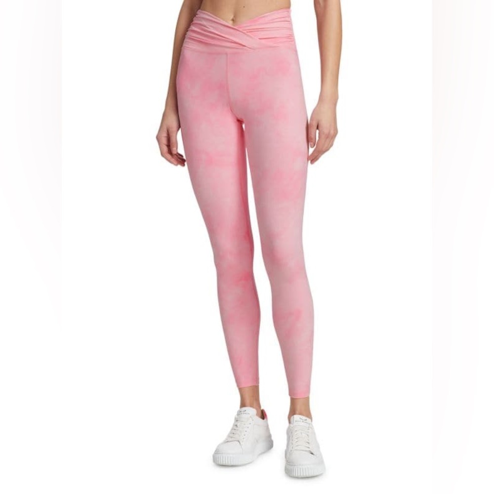 CARBON38 tie dye leggings pink size L